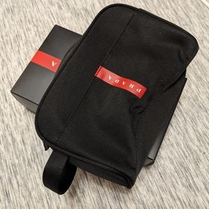 Prada cotton toiletry bag includes box